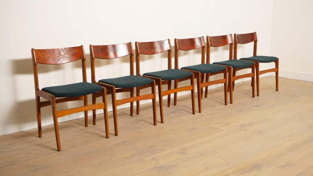 Trp Post Container Data Trp Post Id 22142 Set Van 6 Eetkamerstoelen Vintage Opnieuw Gestoffeerd Trp Post Container