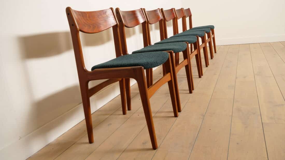 Trp Post Container Data Trp Post Id 22142 Set Van 6 Eetkamerstoelen Vintage Opnieuw Gestoffeerd Trp Post Container