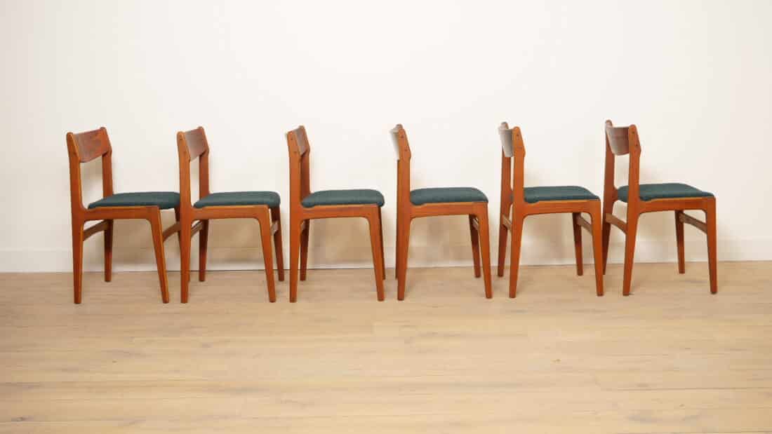 Trp Post Container Data Trp Post Id 22142 Set Van 6 Eetkamerstoelen Vintage Opnieuw Gestoffeerd Trp Post Container