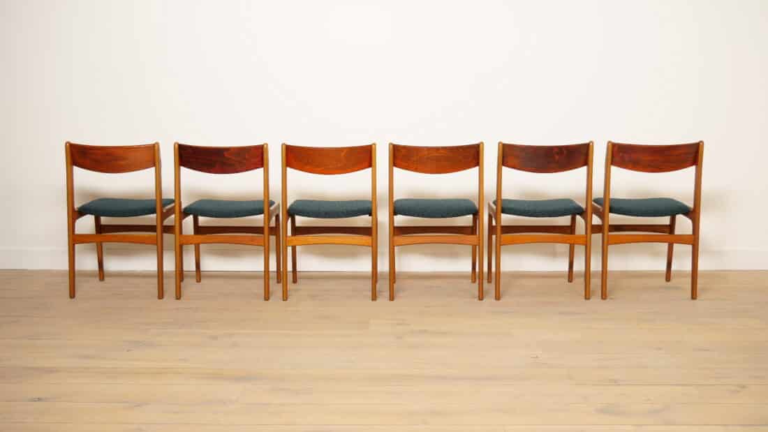 Trp Post Container Data Trp Post Id 22142 Set Van 6 Eetkamerstoelen Vintage Opnieuw Gestoffeerd Trp Post Container