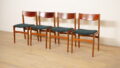 Set of 4 dining chairs | Vintage | Re-upholstered