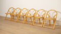 Set of 6 folding chairs | Arca | Gigi Sabadin for Crassevig |.
