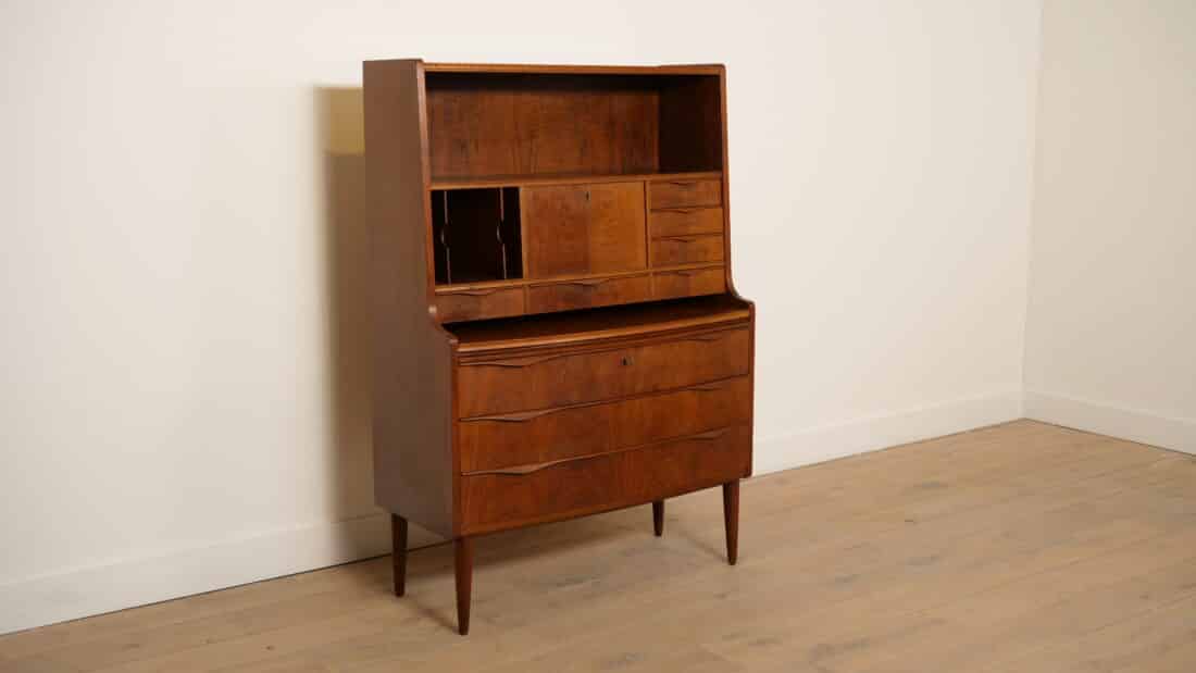 Trp Post Container Data Trp Post Id 22227 Vintage Secretaire Danish Walnut Trp Post Container