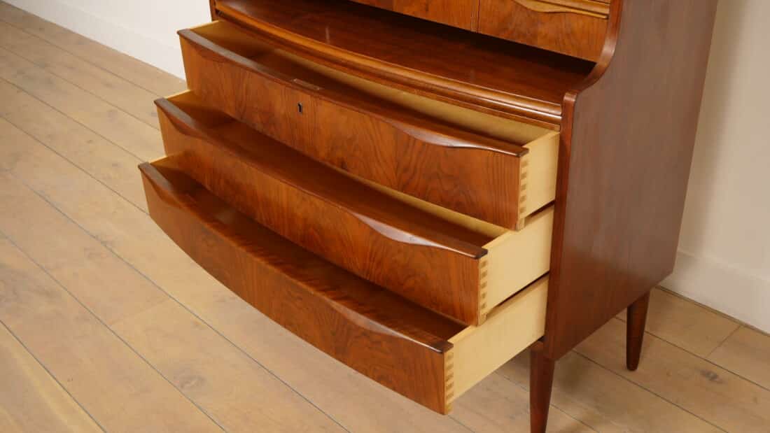 Trp Post Container Data Trp Post Id 22227 Vintage Secretaire Danish Walnut Trp Post Container