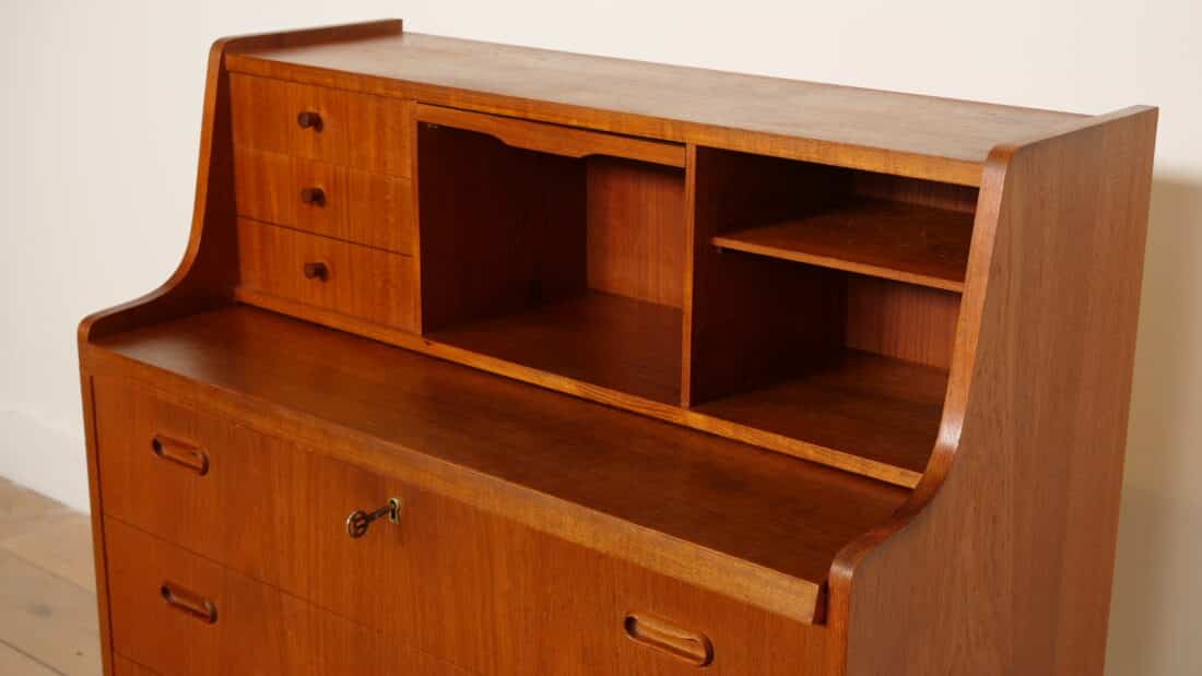 Trp Post Container Data Trp Post Id 22387 Vintage Secretaire Teak 84 Cm Trp Post Container