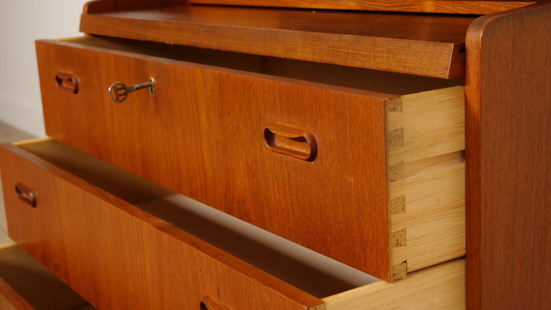 Trp Post Container Data Trp Post Id 22387 Vintage Secretaire Teak 84 Cm Trp Post Container