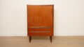 Vintage wall cupboard | Sliding doors | Danish design | 120 cm