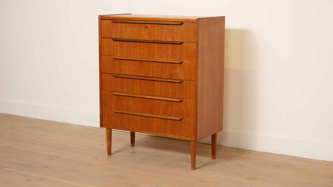 Trp Post Container Data Trp Post Id 22205 Vintage Ladekast 6 Lades Deens Design 101 Cm Trp Post Container