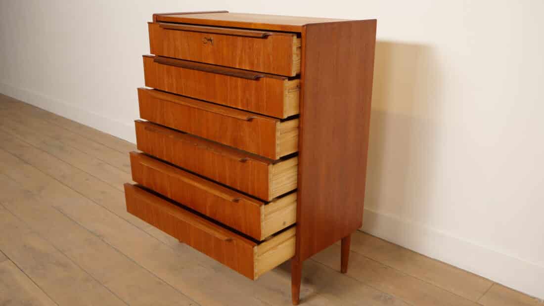Trp Post Container Data Trp Post Id 22205 Vintage Ladekast 6 Lades Deens Design 101 Cm Trp Post Container