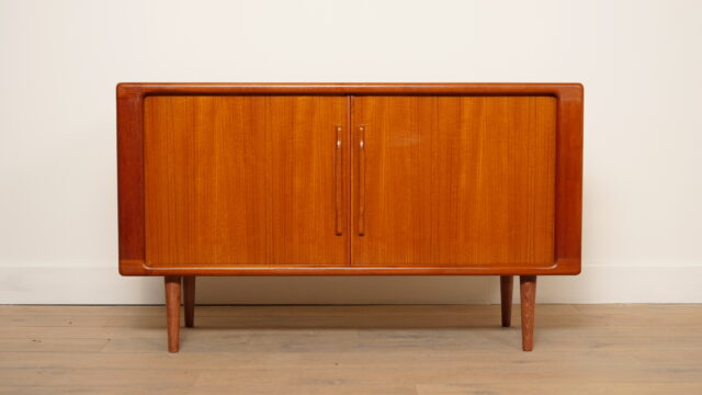 Vintage Dressoir Met Schuifdeuren Audiomeubel Teak