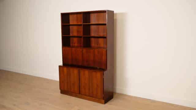 Bibliothèque murale vintage Secretaire Omann Jun