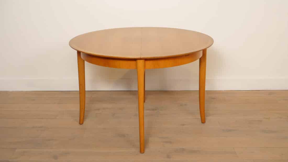 Vintage Ronde Eettafel Uitschuifbaar 1960s