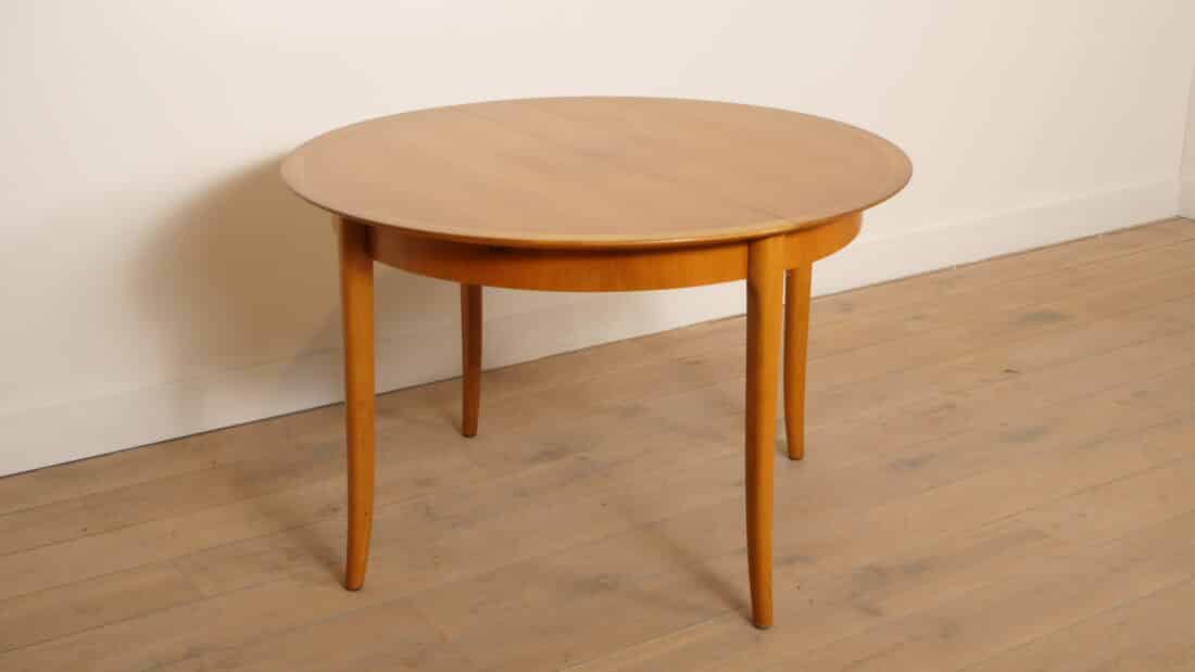 Vintage Ronde Eettafel Uitschuifbaar 1960s