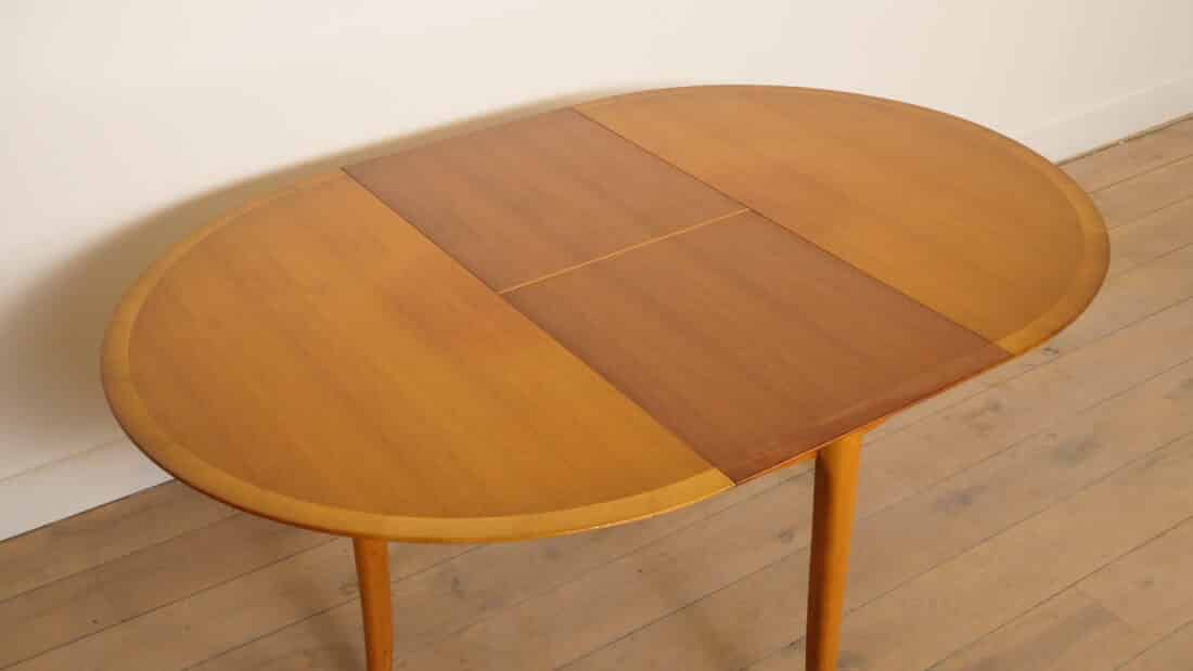 Vintage Ronde Eettafel Uitschuifbaar 1960s