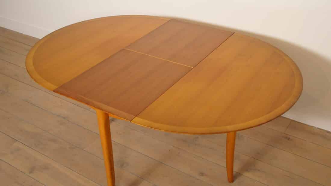 Vintage Ronde Eettafel Uitschuifbaar 1960s