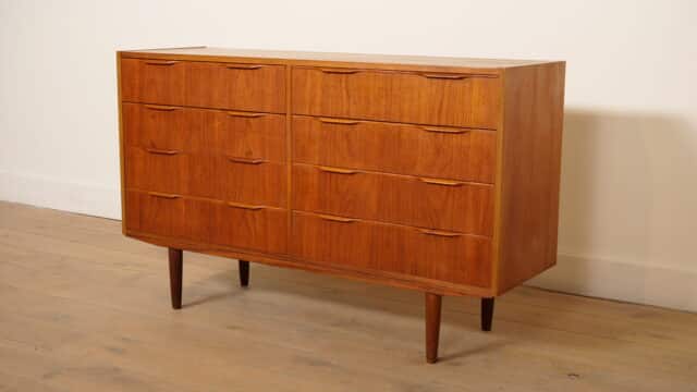 Vintage Dressoir Teak Ladekast Deens Design