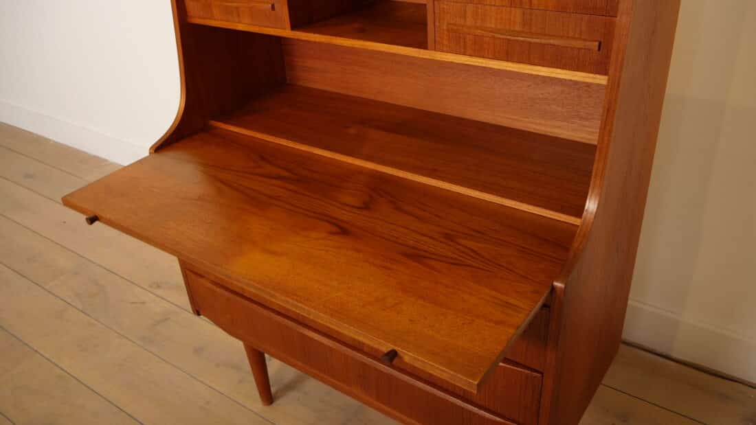 Vintage Secretaire Teak 88 Cm