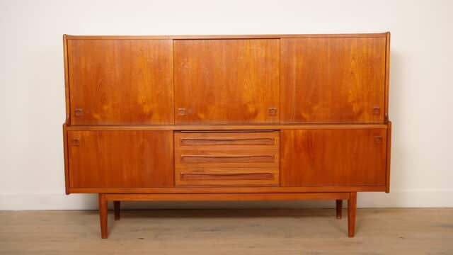 Vintage Highboard Johannes Andersen Deens Design Teak