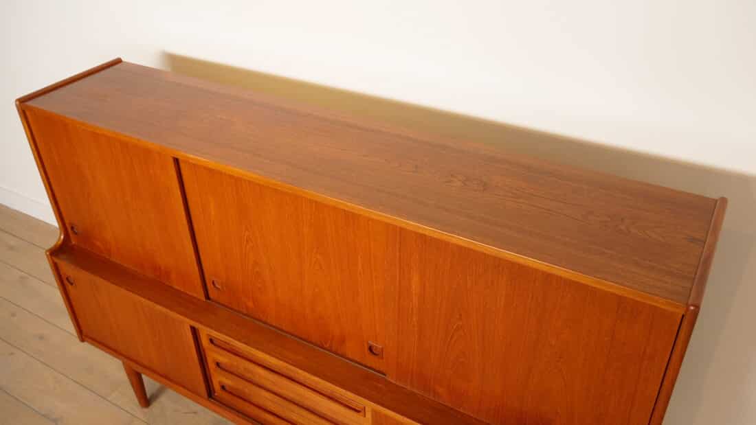 Vintage Highboard Johannes Andersen Deens Design Teak