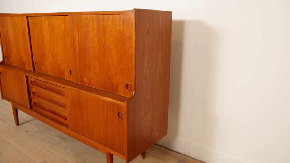 Vintage Highboard Johannes Andersen Deens Design Teak