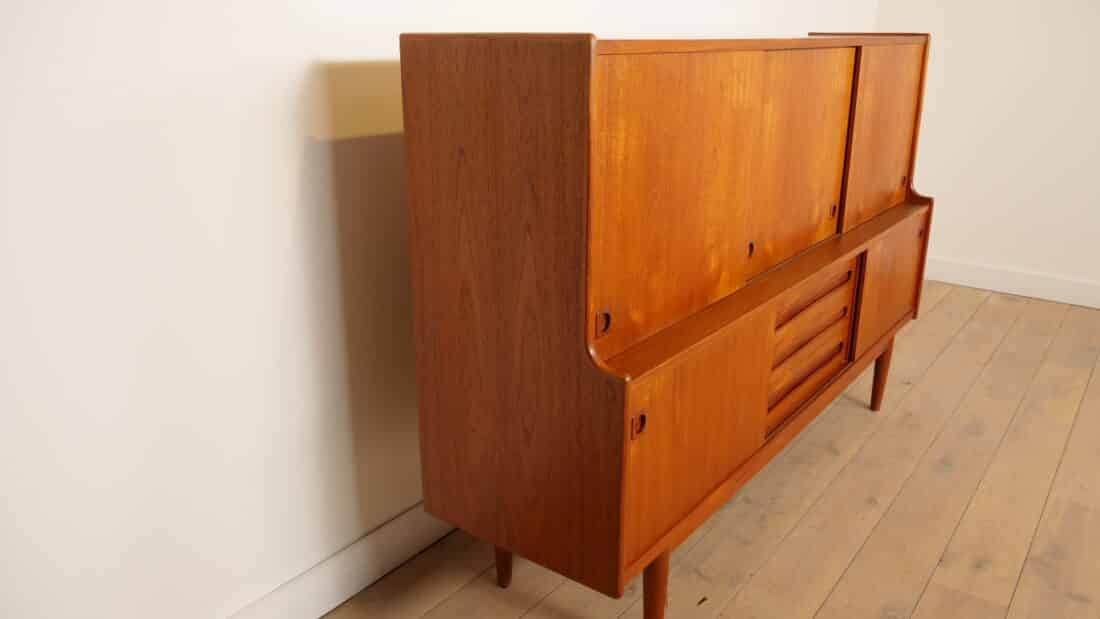 Vintage Highboard Johannes Andersen Deens Design Teak
