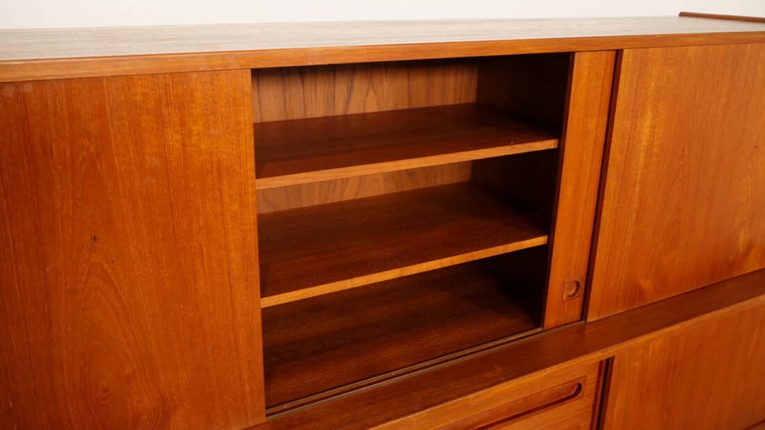 Vintage Highboard Johannes Andersen Deens Design Teak