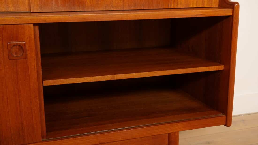 Vintage Highboard Johannes Andersen Deens Design Teak
