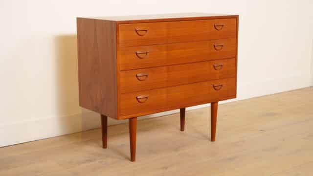 Vintage Ladekast Kai Kristiansen Deens Design Teak Mid Century Modern