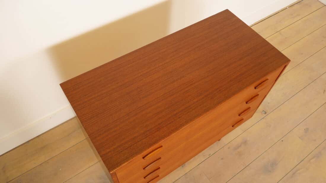 Vintage Ladekast Kai Kristiansen Deens Design Teak Mid Century Modern
