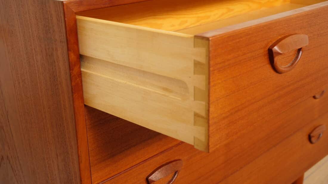 Vintage Ladekast Kai Kristiansen Deens Design Teak Mid Century Modern