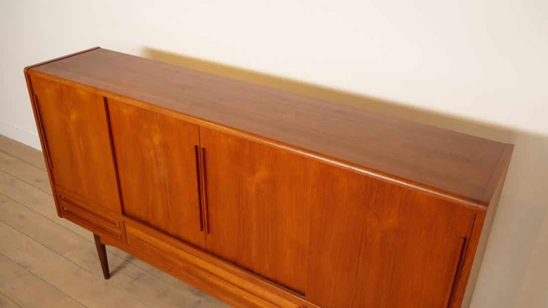 Vintage Highboard Wandkast Teak 1960s