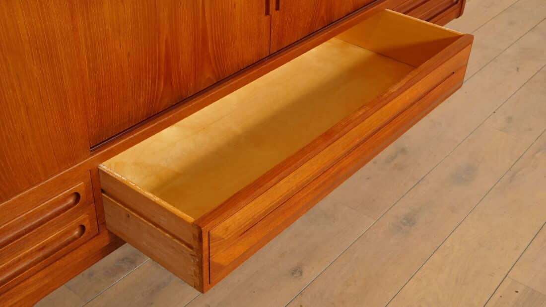 Vintage Highboard Wandkast Teak 1960s
