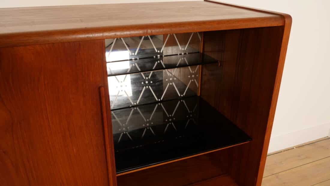 Vintage Highboard Wandkast Teak 1960s