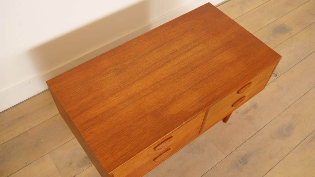 Vintage Ladekast Kai Kristiansen Deens Design Teak Mid Century Modern