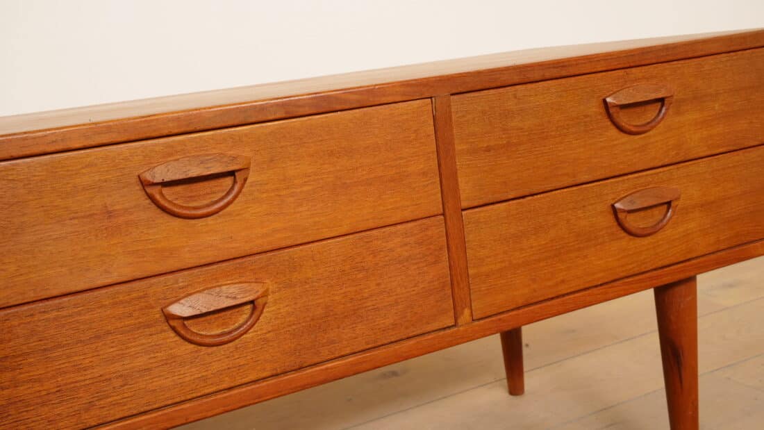 Vintage Ladekast Kai Kristiansen Deens Design Teak Mid Century Modern