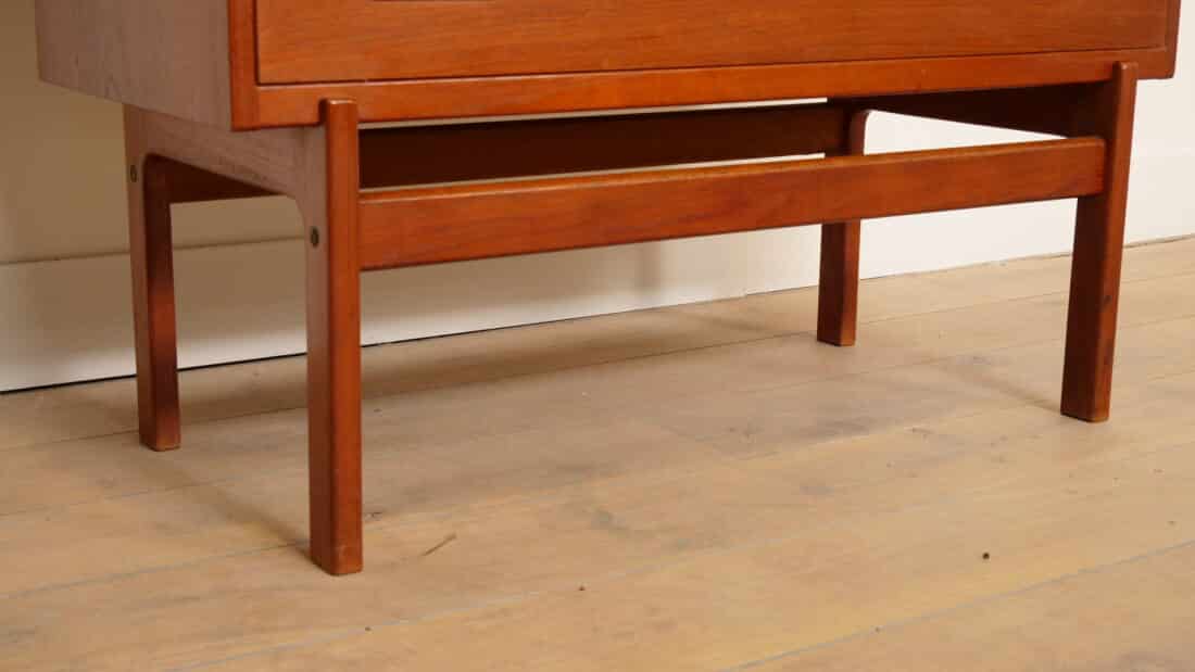 Vintage Secretaire Arne Wahl Iversen Teak 95 Cm
