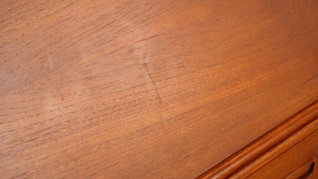 Vintage Secretaire Arne Wahl Iversen Teak 95 Cm