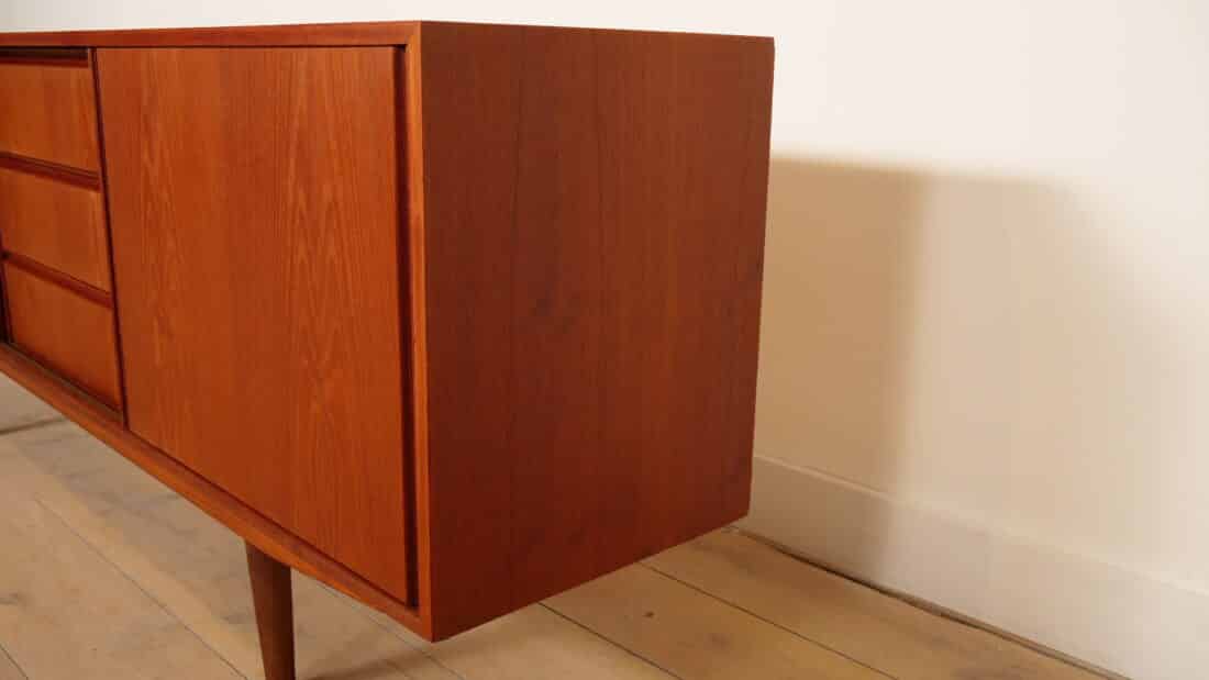 Vintage Dressoir Schuifdeuren Scandinavisch Design 183cm