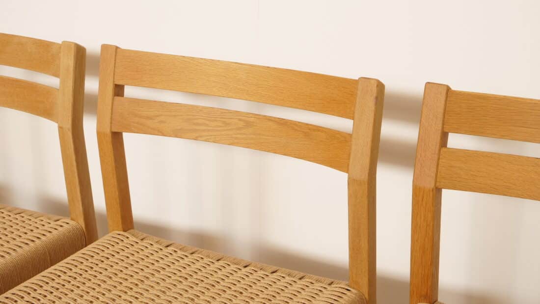Trp Post Container Data Trp Post Id 22867 6 X Dining Chair Jorgen Henrik Mller Model 401 Papercord Oak Restored Trp Post Container