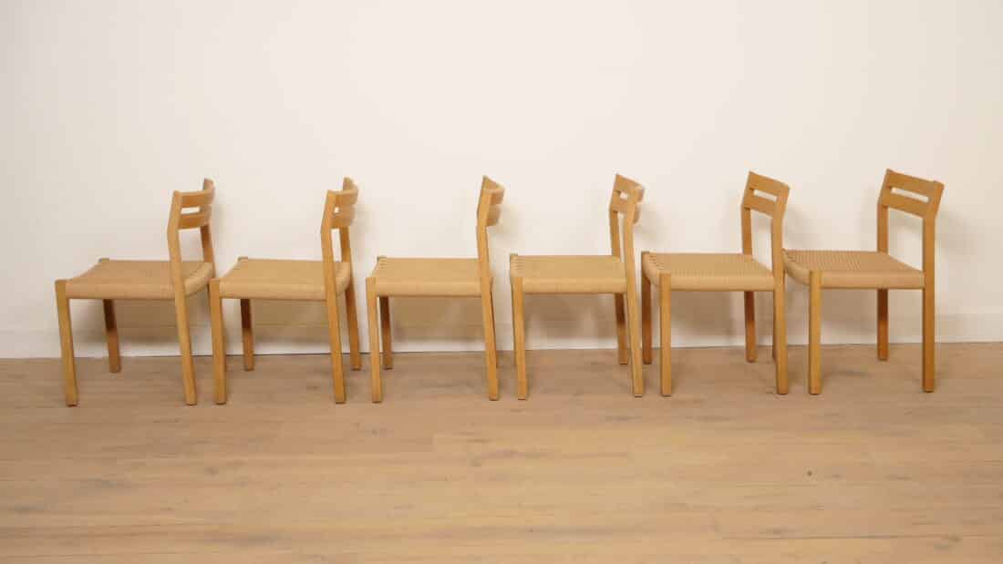 Trp Post Container Data Trp Post Id 22867 6 X Dining Chair Jorgen Henrik Mller Model 401 Papercord Oak Restored Trp Post Container