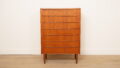 Vintage Deense ladekast | Teak | 7 lades | 109 cm