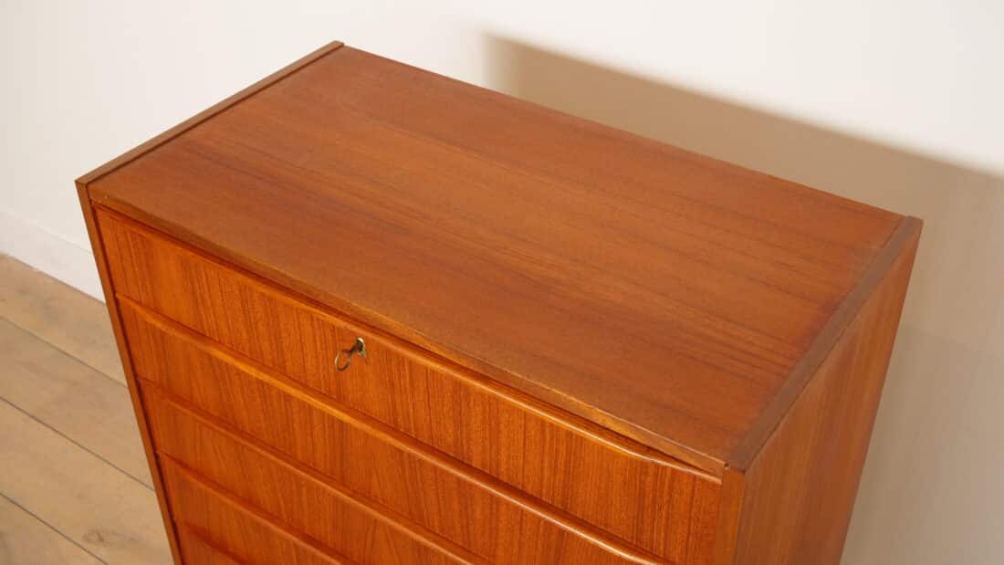Vintage Deense Ladekast Teak 7 Lades 109 Cm Vintage Deense Ladekast Teak 7 Lades 109 Cm