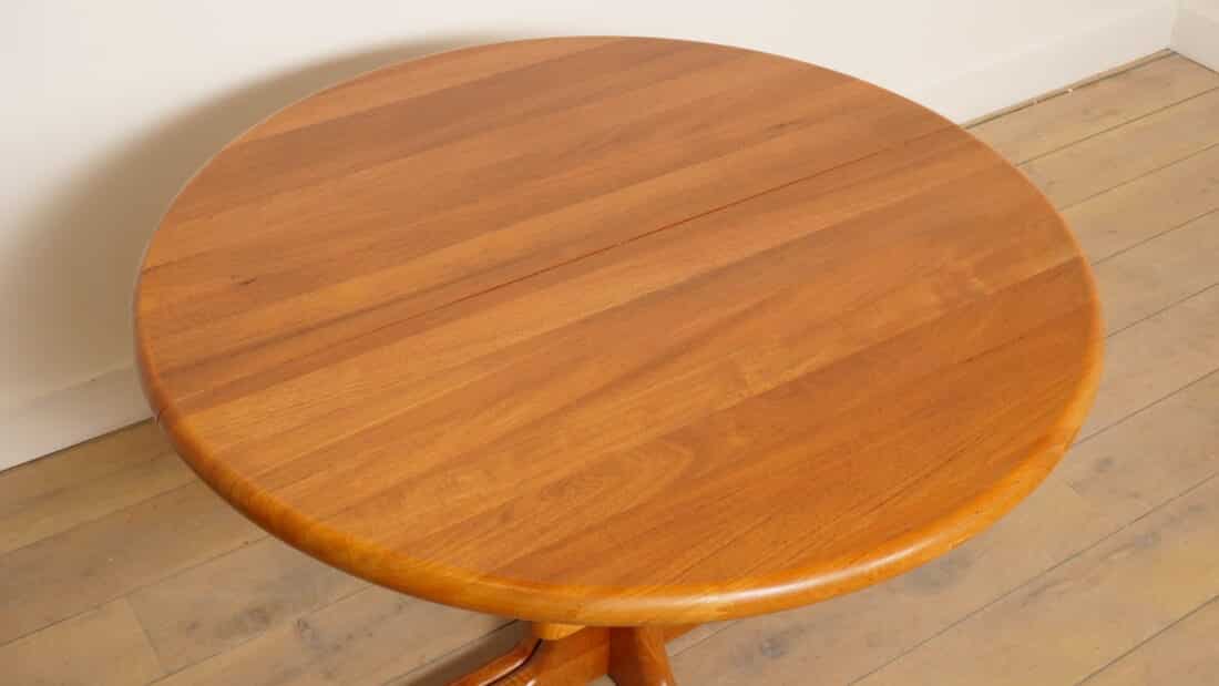 Vintage Ronde Eettafel Xl Uitschuifbaar 110 Cm 8211 310 Cm Teak Vintage Ronde Eettafel Xl Uitschuifbaar 110 Cm 8211 310 Cm Teak