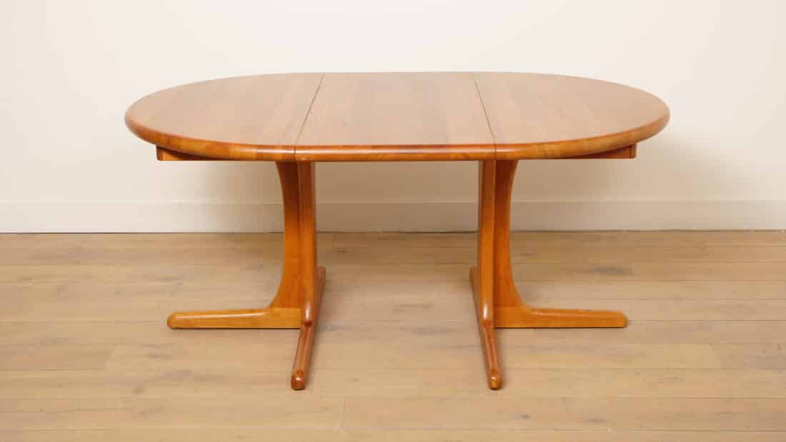 Vintage Ronde Eettafel Xl Uitschuifbaar 110 Cm 8211 310 Cm Teak Vintage Ronde Eettafel Xl Uitschuifbaar 110 Cm 8211 310 Cm Teak