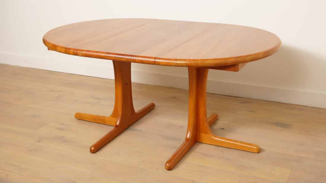 Vintage Ronde Eettafel Xl Uitschuifbaar 110 Cm 8211 310 Cm Teak Vintage Ronde Eettafel Xl Uitschuifbaar 110 Cm 8211 310 Cm Teak