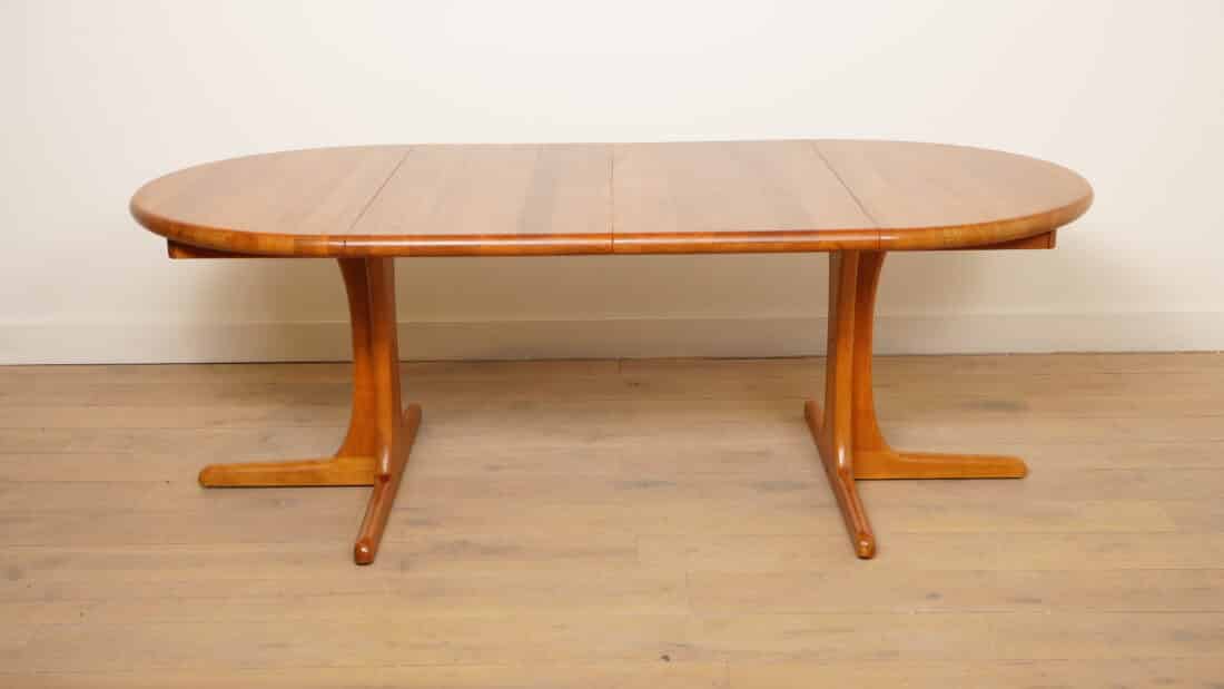 Vintage Ronde Eettafel Xl Uitschuifbaar 110 Cm 8211 310 Cm Teak Vintage Ronde Eettafel Xl Uitschuifbaar 110 Cm 8211 310 Cm Teak