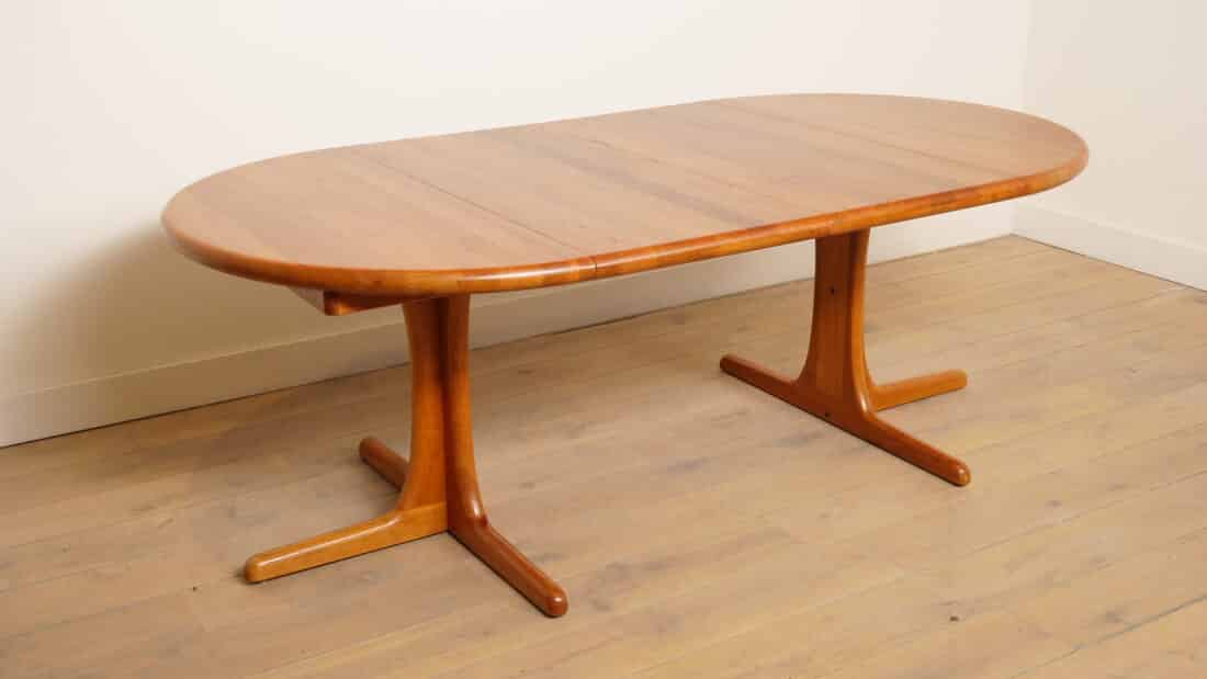Vintage Ronde Eettafel Xl Uitschuifbaar 110 Cm 8211 310 Cm Teak Vintage Ronde Eettafel Xl Uitschuifbaar 110 Cm 8211 310 Cm Teak