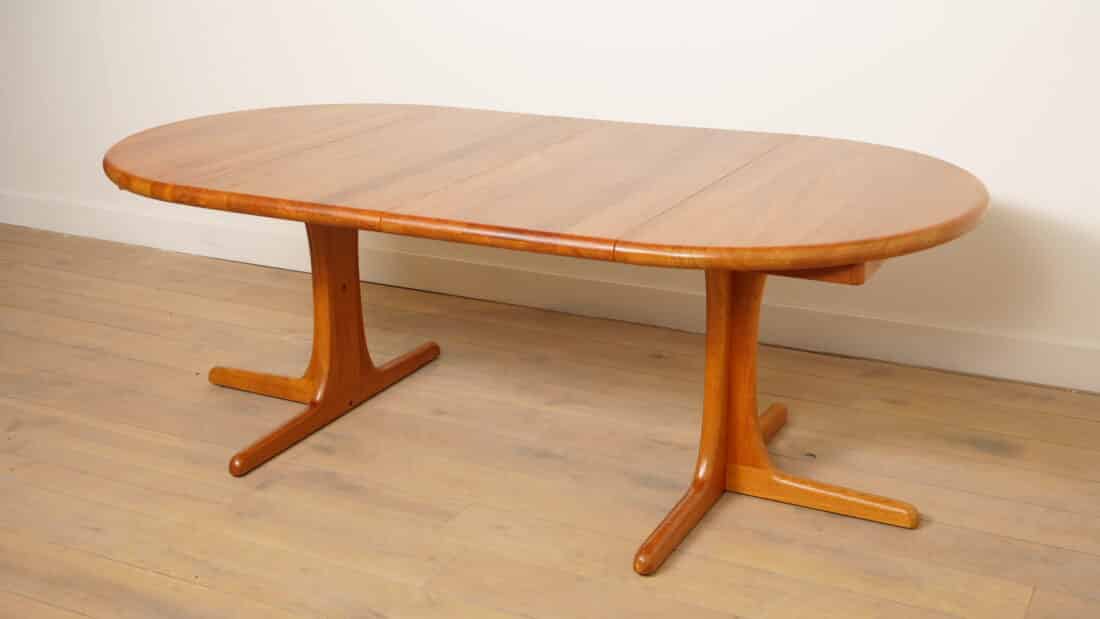 Vintage Ronde Eettafel Xl Uitschuifbaar 110 Cm 8211 310 Cm Teak Vintage Ronde Eettafel Xl Uitschuifbaar 110 Cm 8211 310 Cm Teak