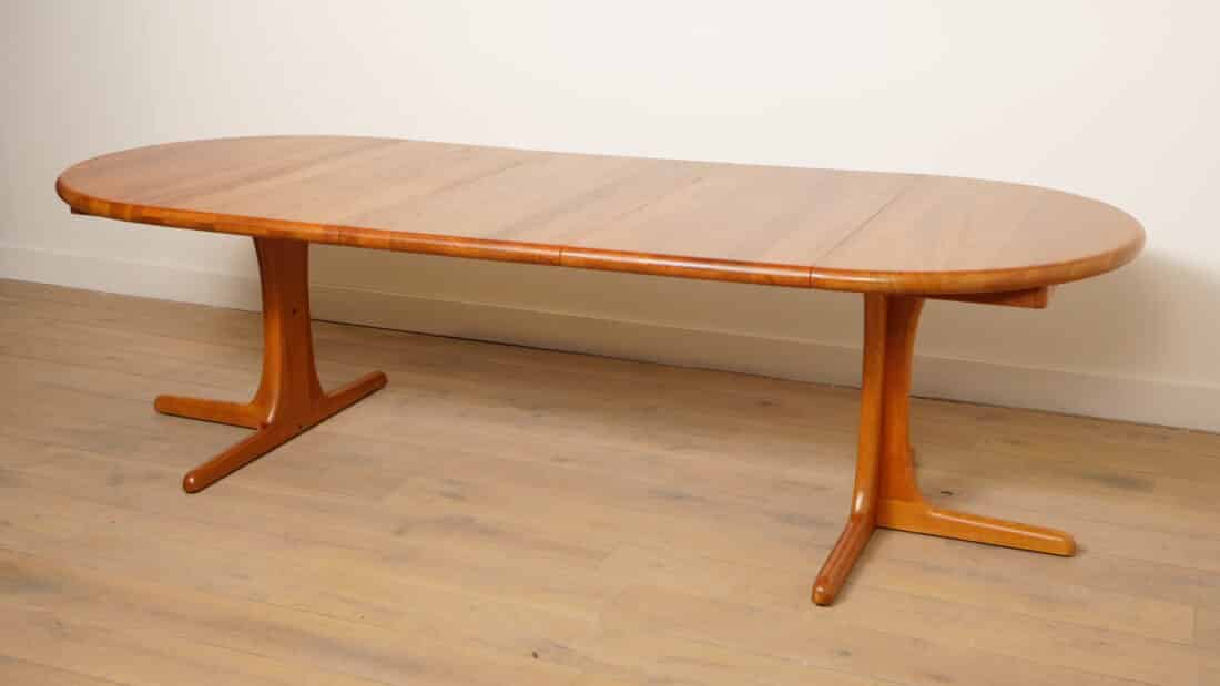 Vintage Ronde Eettafel Xl Uitschuifbaar 110 Cm 8211 310 Cm Teak Vintage Ronde Eettafel Xl Uitschuifbaar 110 Cm 8211 310 Cm Teak