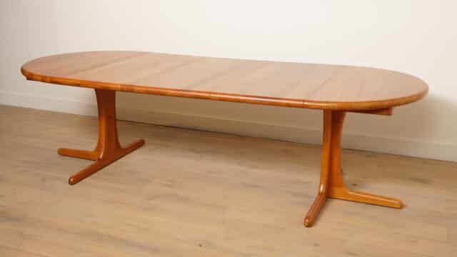 Vintage Ronde Eettafel Xl Uitschuifbaar 110 Cm 8211 310 Cm Teak Vintage Ronde Eettafel Xl Uitschuifbaar 110 Cm 8211 310 Cm Teak